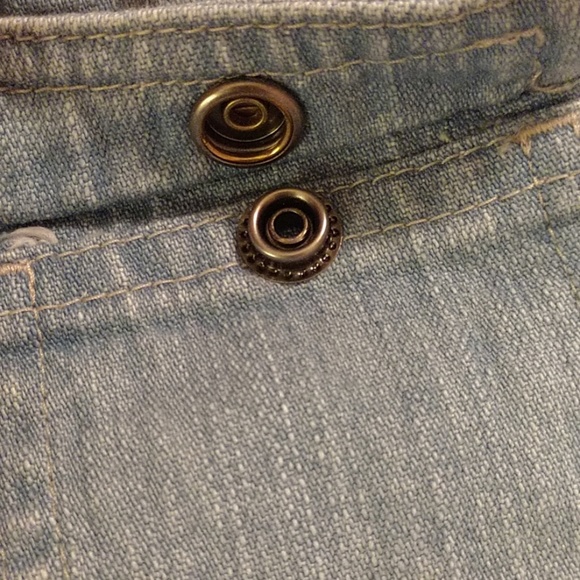 Pink Gingham Trim Jeans - Picture 5 of 5